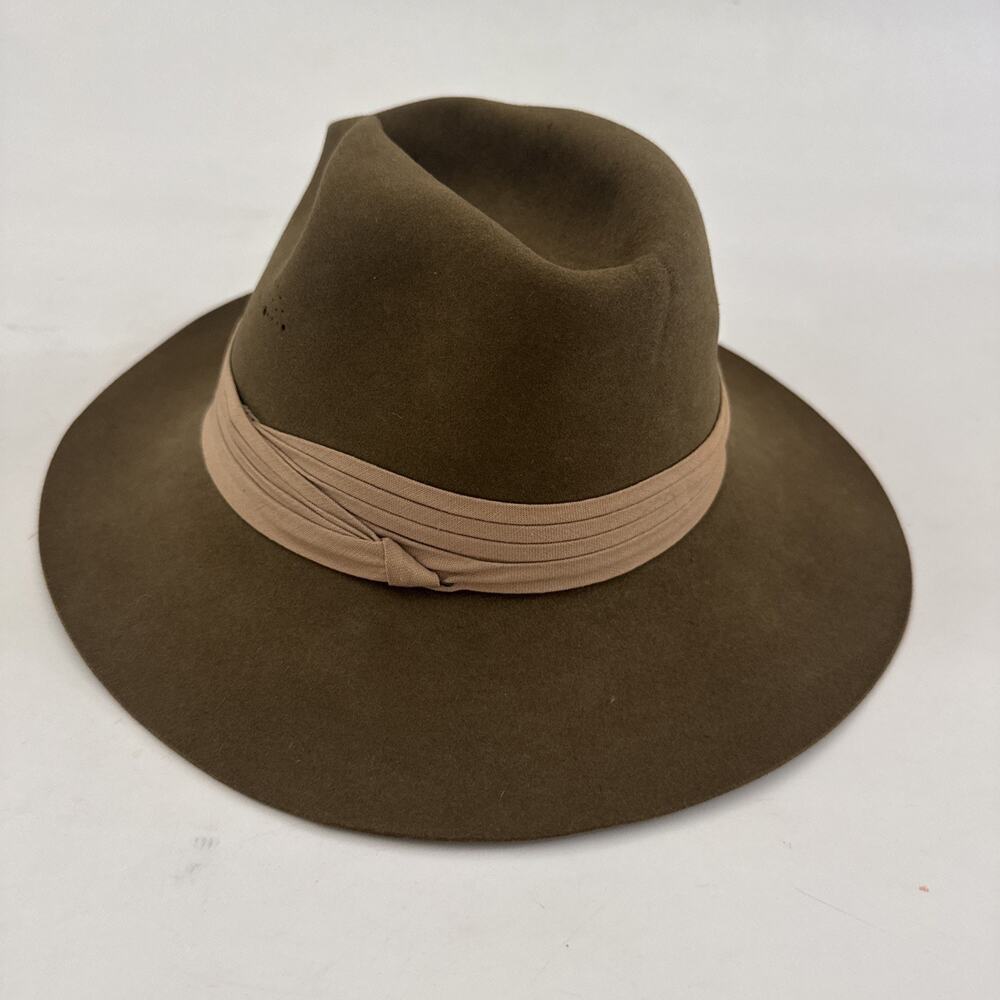 Akubra Imperial Quality Fur Felt Hat Wide Brim Australian Banana Republic VTG